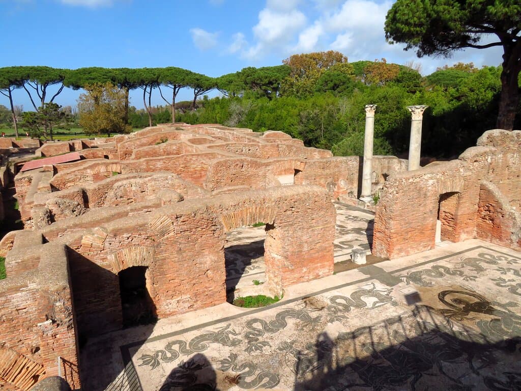 Scorcio delle terme