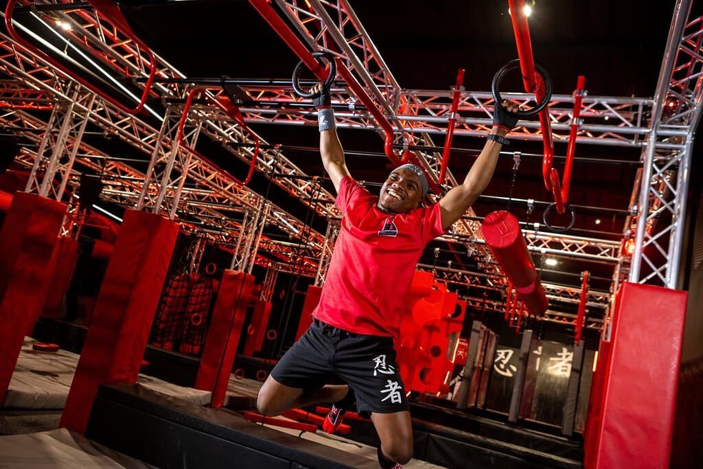 Ninja Master on fixed obstacle course