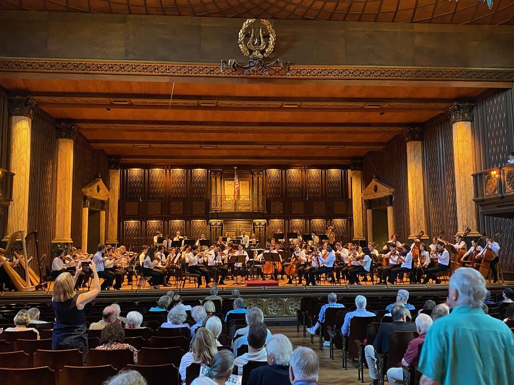 Round Top Festival concert hall.