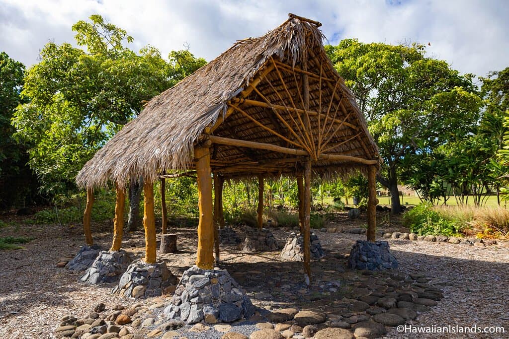 Hale at the Maui Nui Botanical Garden