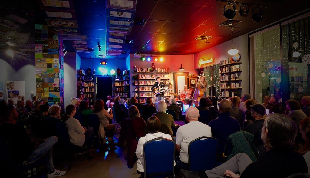 The Museum offers live music on the Paramount Stage