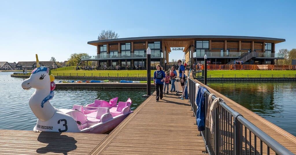 Watersports Centre at Willen Lake