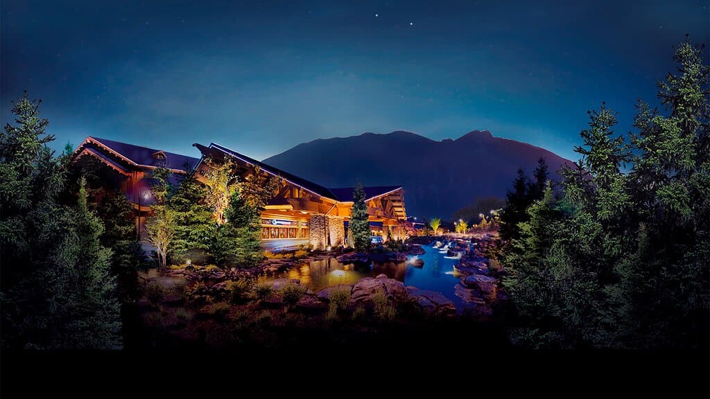 Snoqualmie Casino is a beautiful building with views overlooking Mount Si and the Snoqualmie Valley, just 30 minutes from Seattle.
