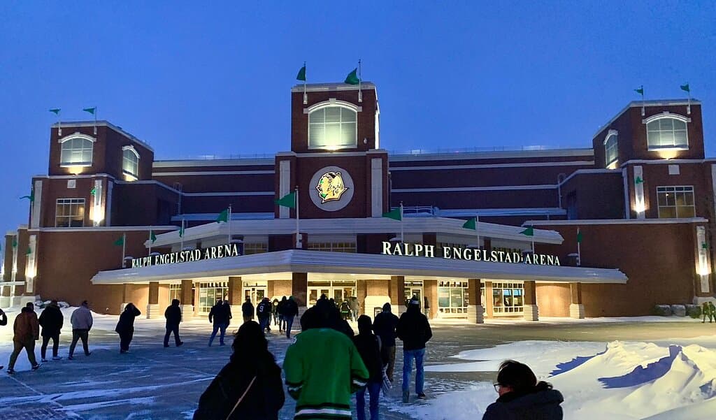 Saturday, January 13th 2023 - UND v. UNO - UND WINS! The Ralph, an amazing creation!