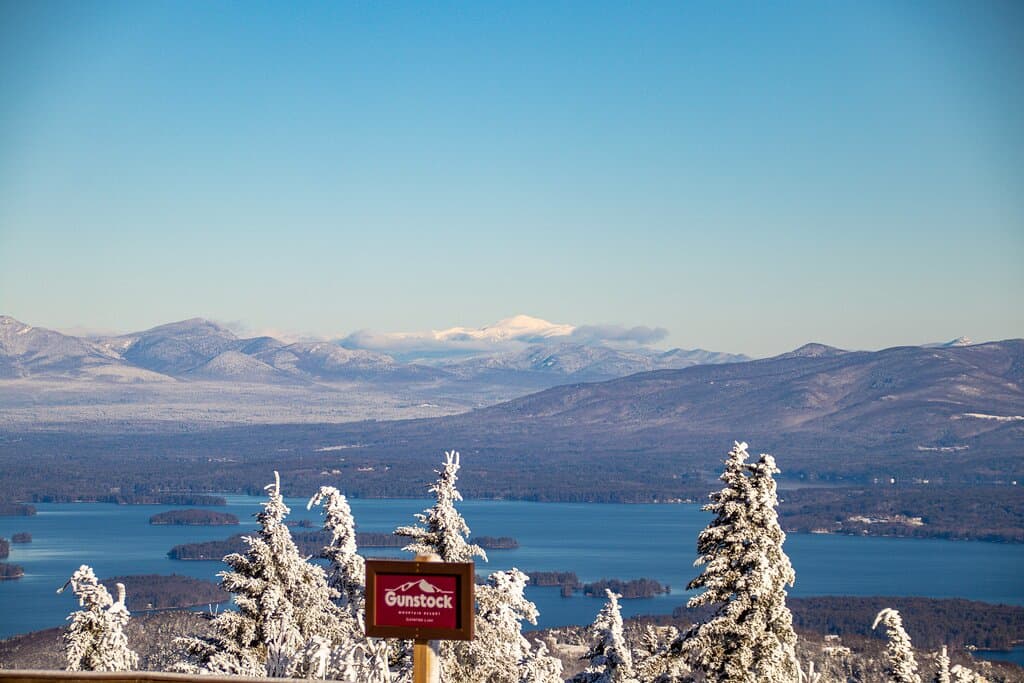 Our incredible view of Lake Winnipesaukee