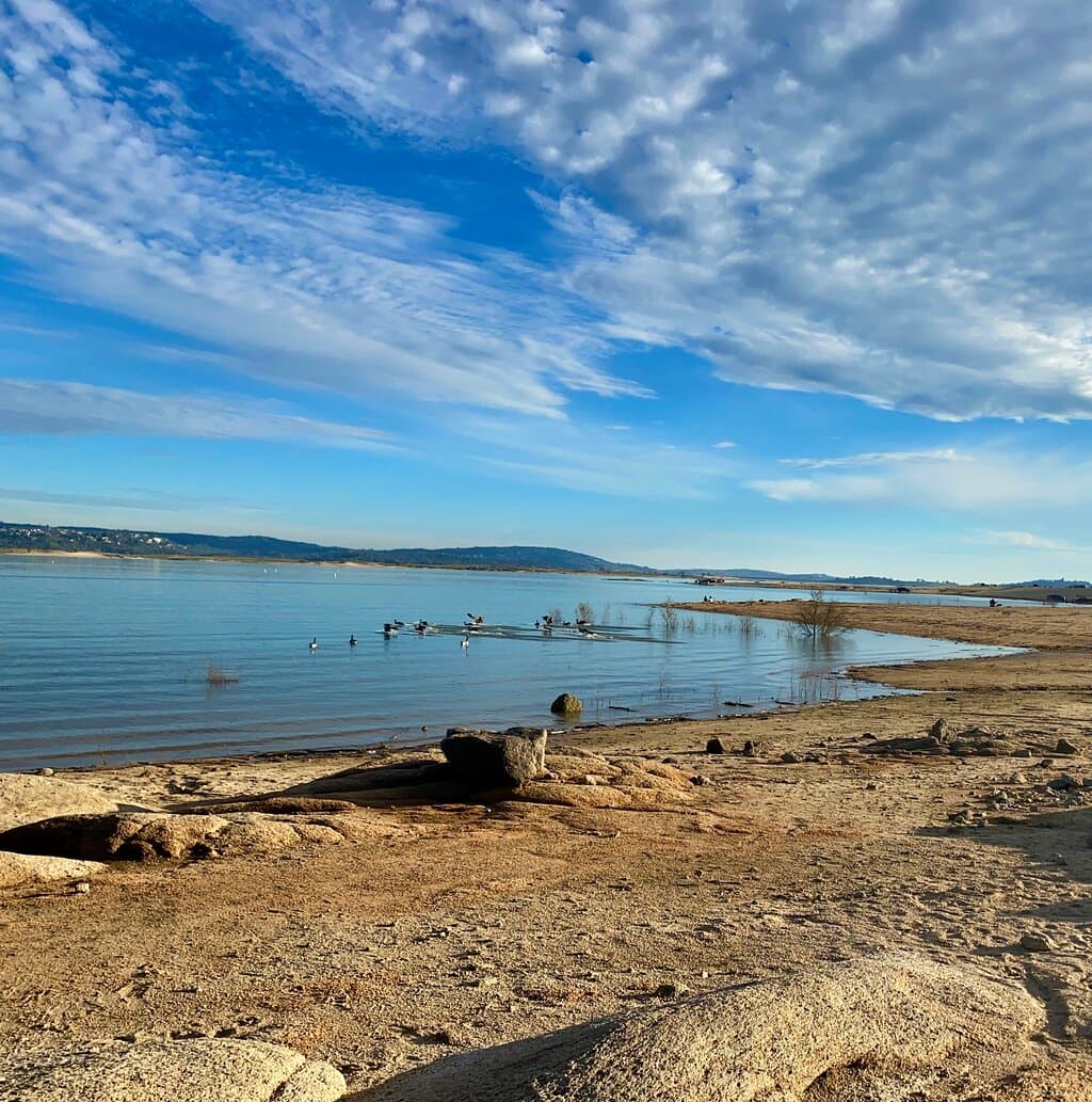 Folsom Lake recreational area at Granite Bay