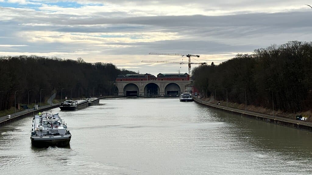 Schleuse Anderten - Blick von Norden