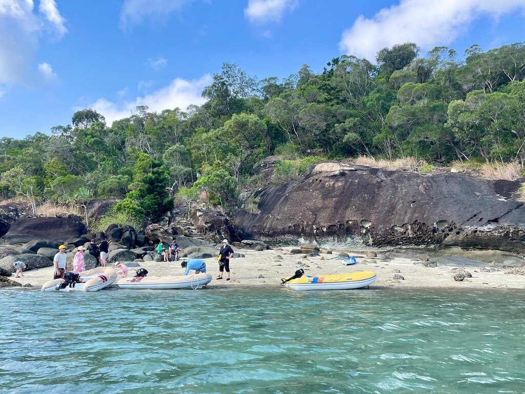 Nara Inlet, a secluded, peaceful anchorage, well-protected from the wind and swell.
