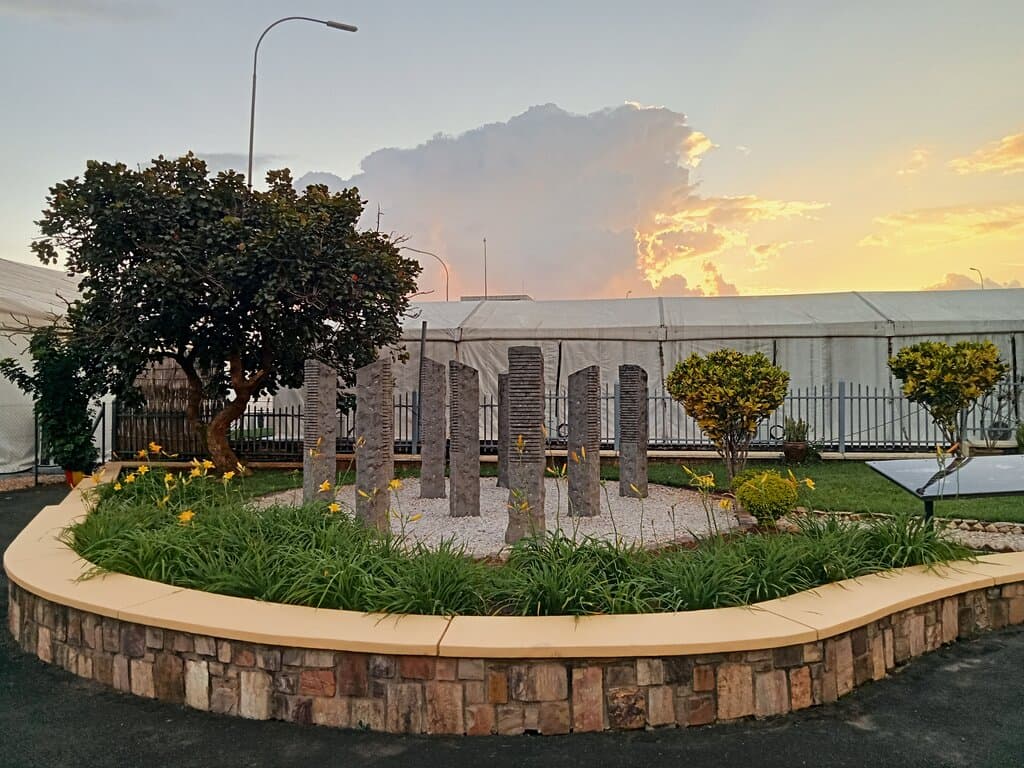 Belgian peacekeepers memorial. Kigali, Rwanda. February 2024