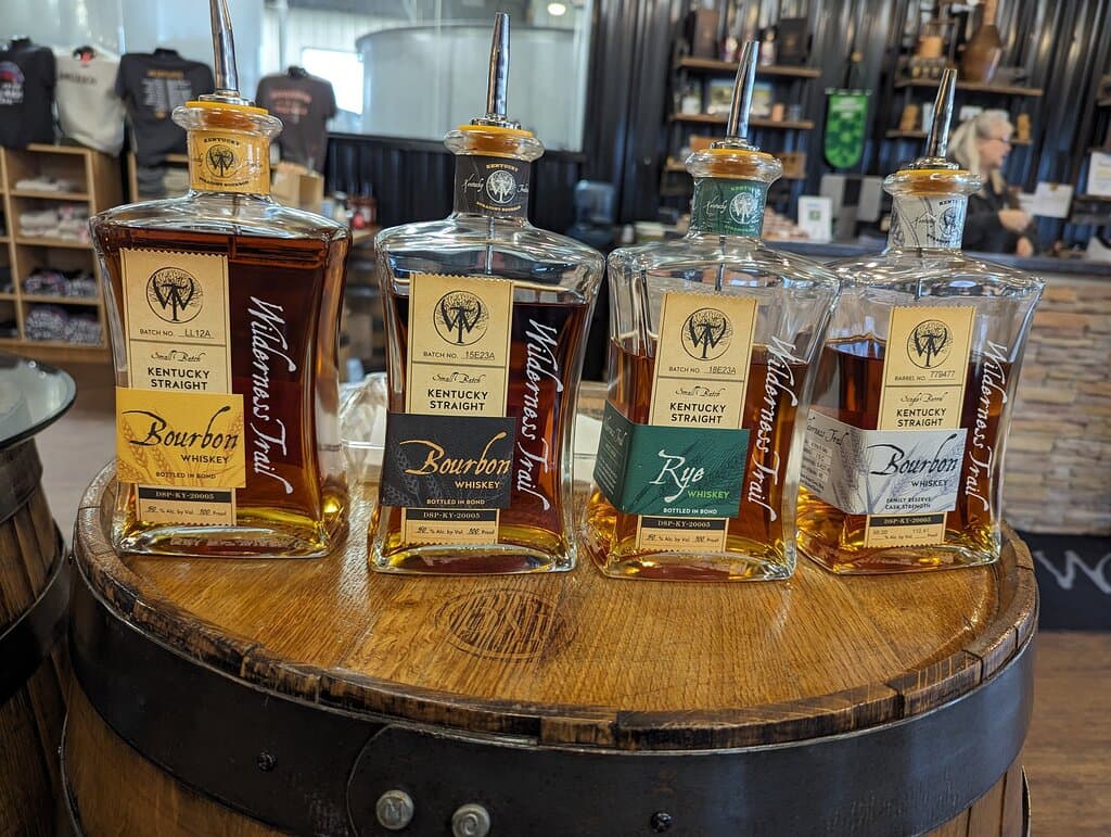 our options for tasting