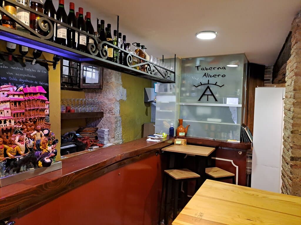 Taberna Albero: vista interior.