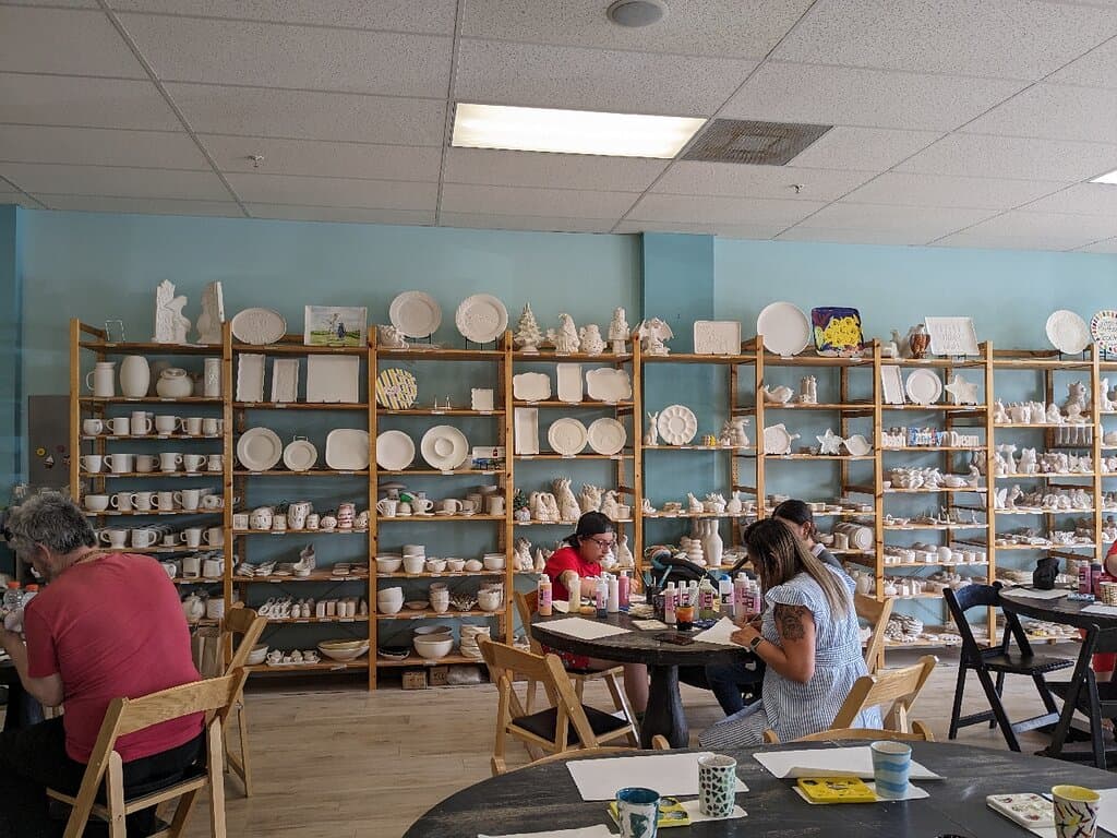 Get Creative at a Pottery Painting Studio