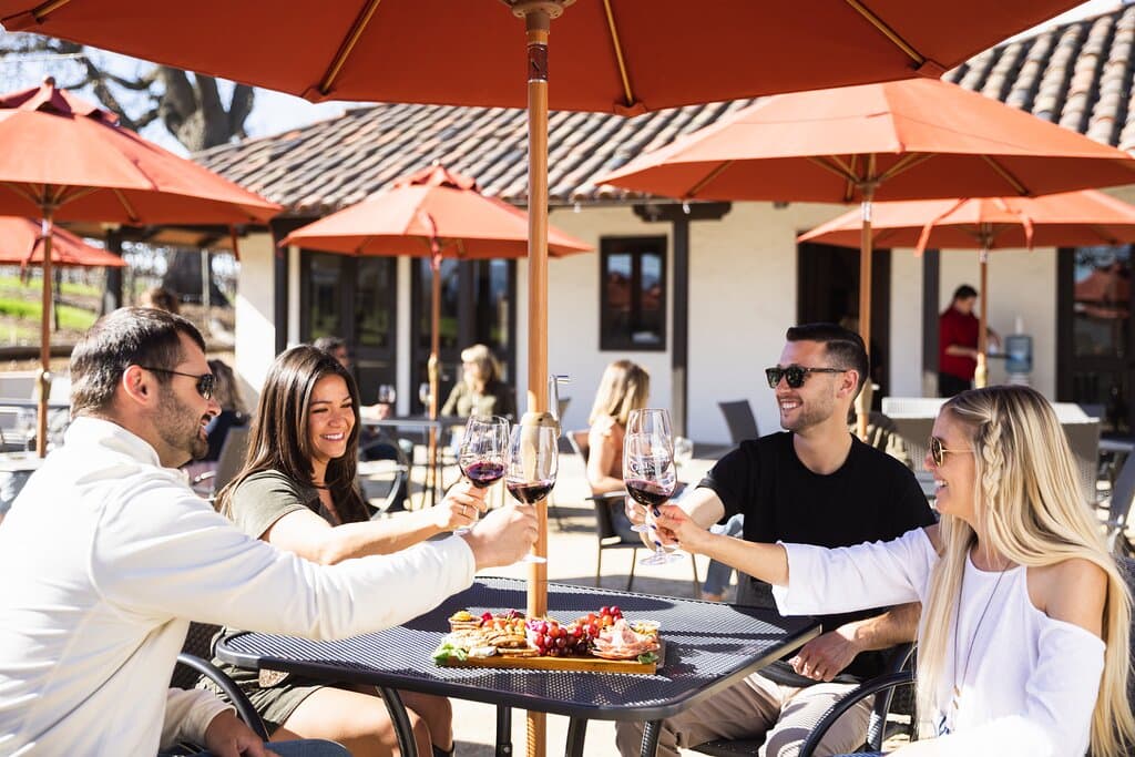 our tasting room patio.
