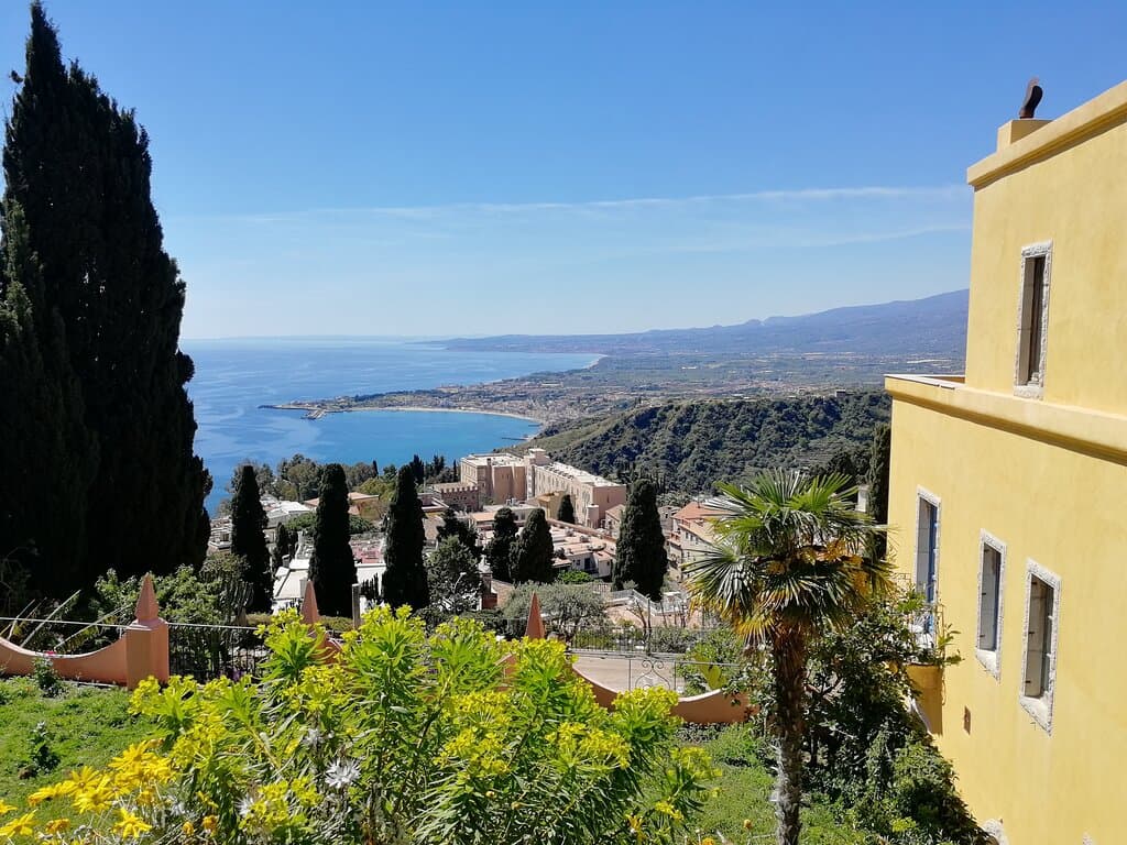 The view from Casa Cuseni