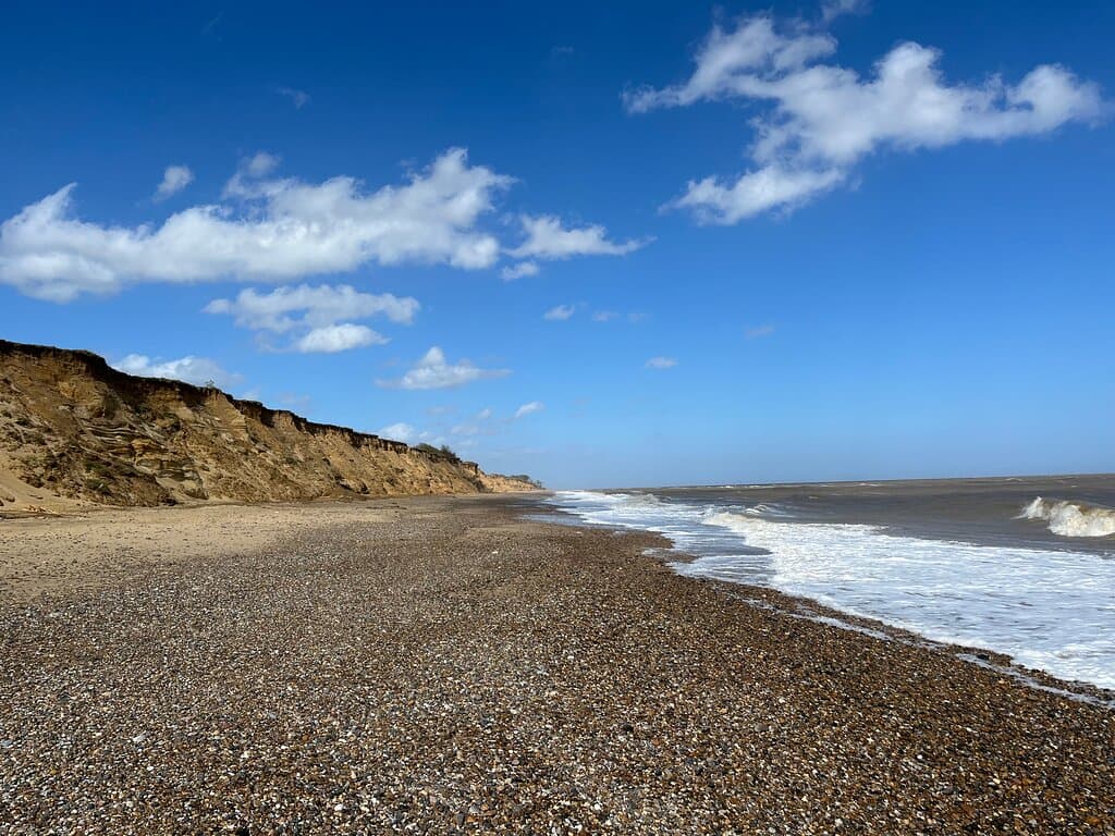 Covehithe Beach and Church Ruins
