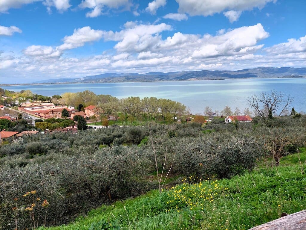 Scorcio del lago da via Belvedere (ramo settentrionale)