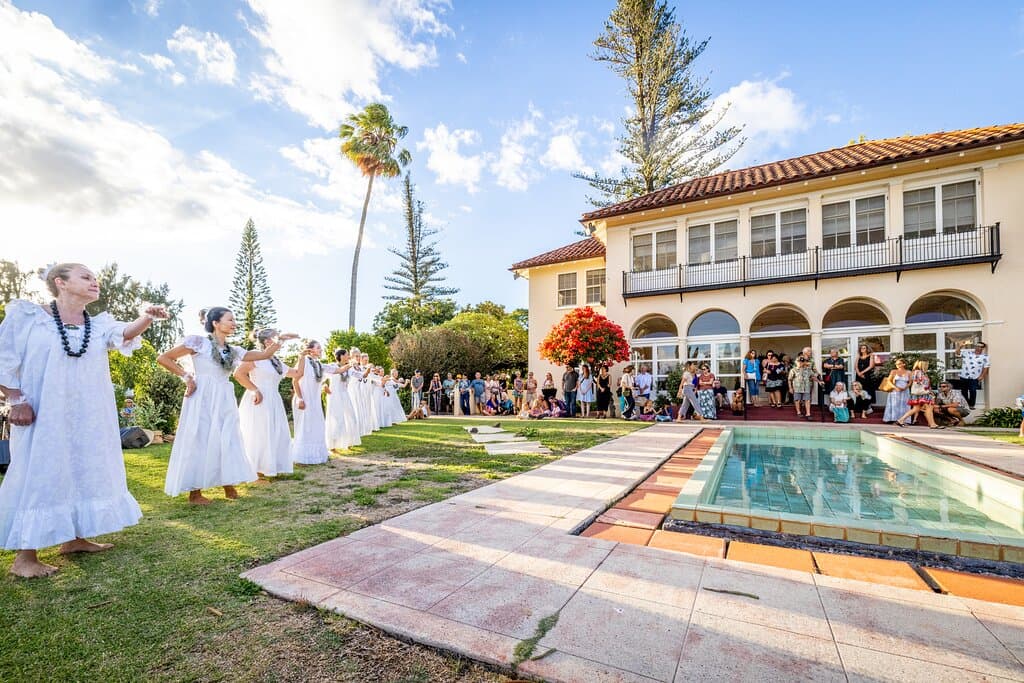 The opening reception of Mālama Wao Akua, a beloved community event.