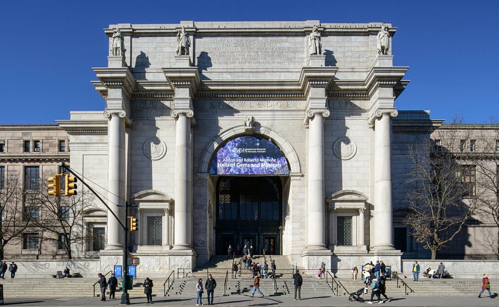 Central Park West entrance at the American Museum of Natural History