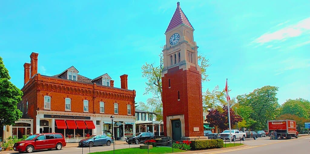 Historical old clock tower
