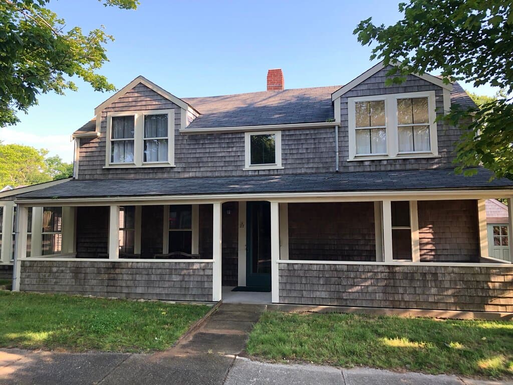 Front of the Seneca Boston-Florence Higginbotham house! Built in 1790s by Seneca Boston after he attained his freedom. Great tour of house available. 
