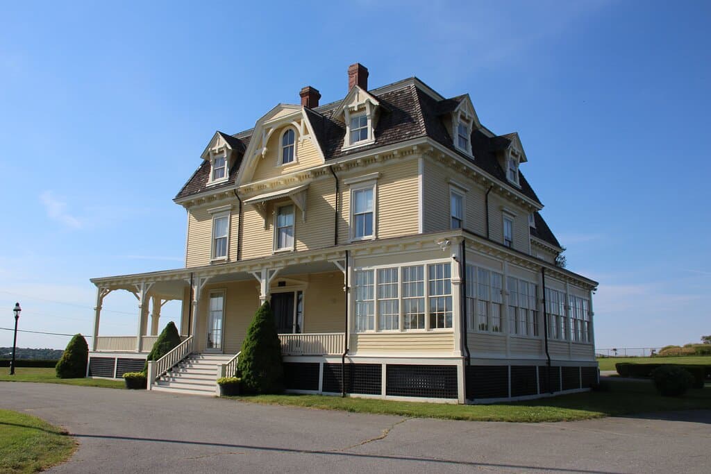View of Eisenhower House.