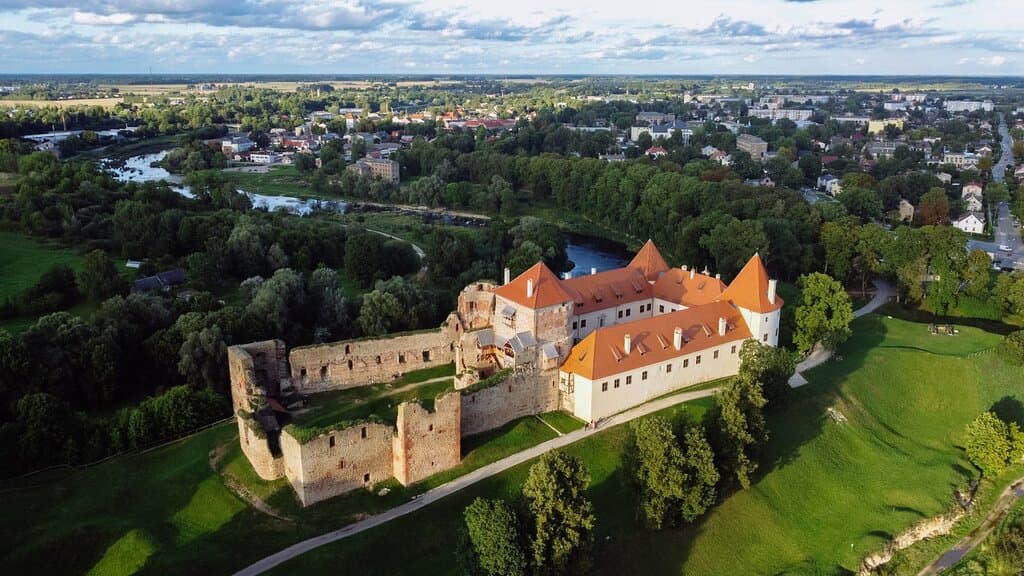 Bauska Castle museum at 2023 summer