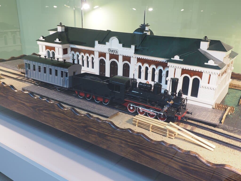 Макет вокзала Омска
