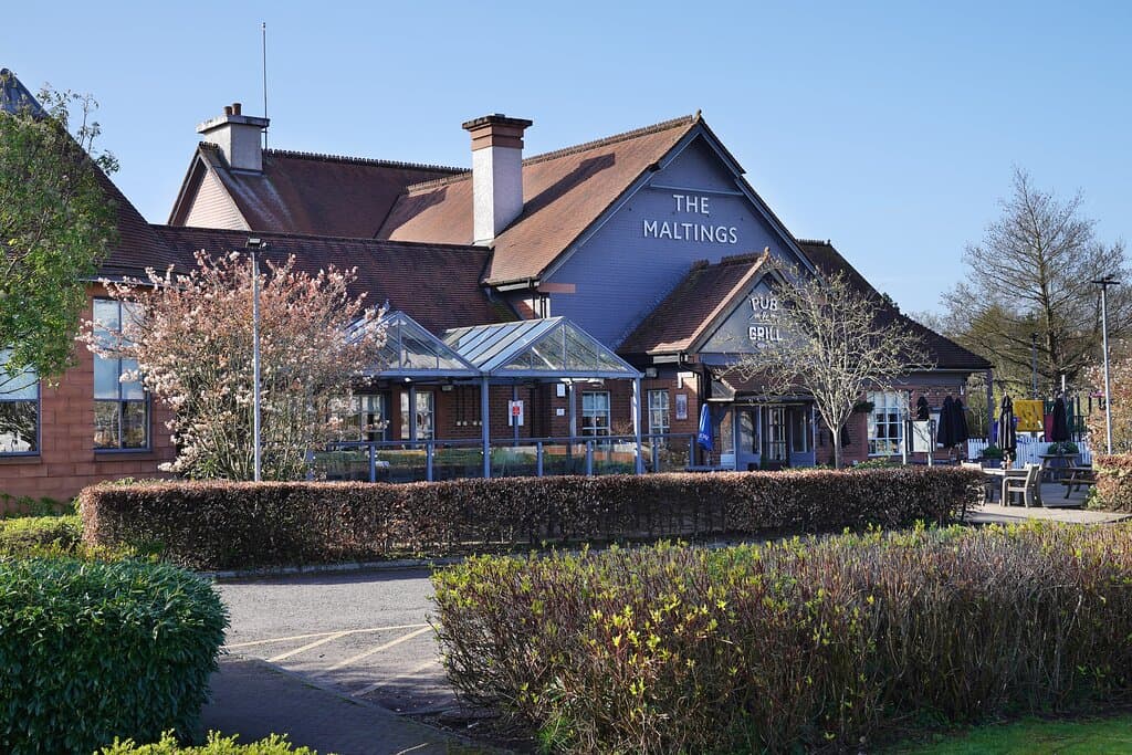 Outside front of pub