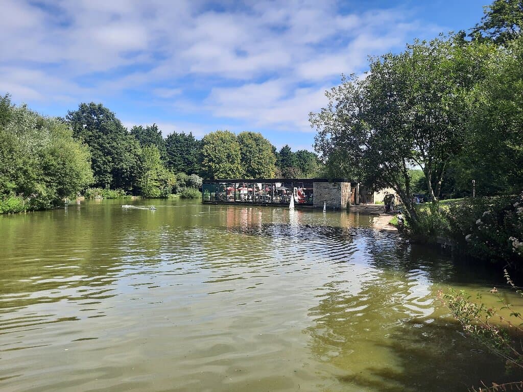 Corby boating lake.