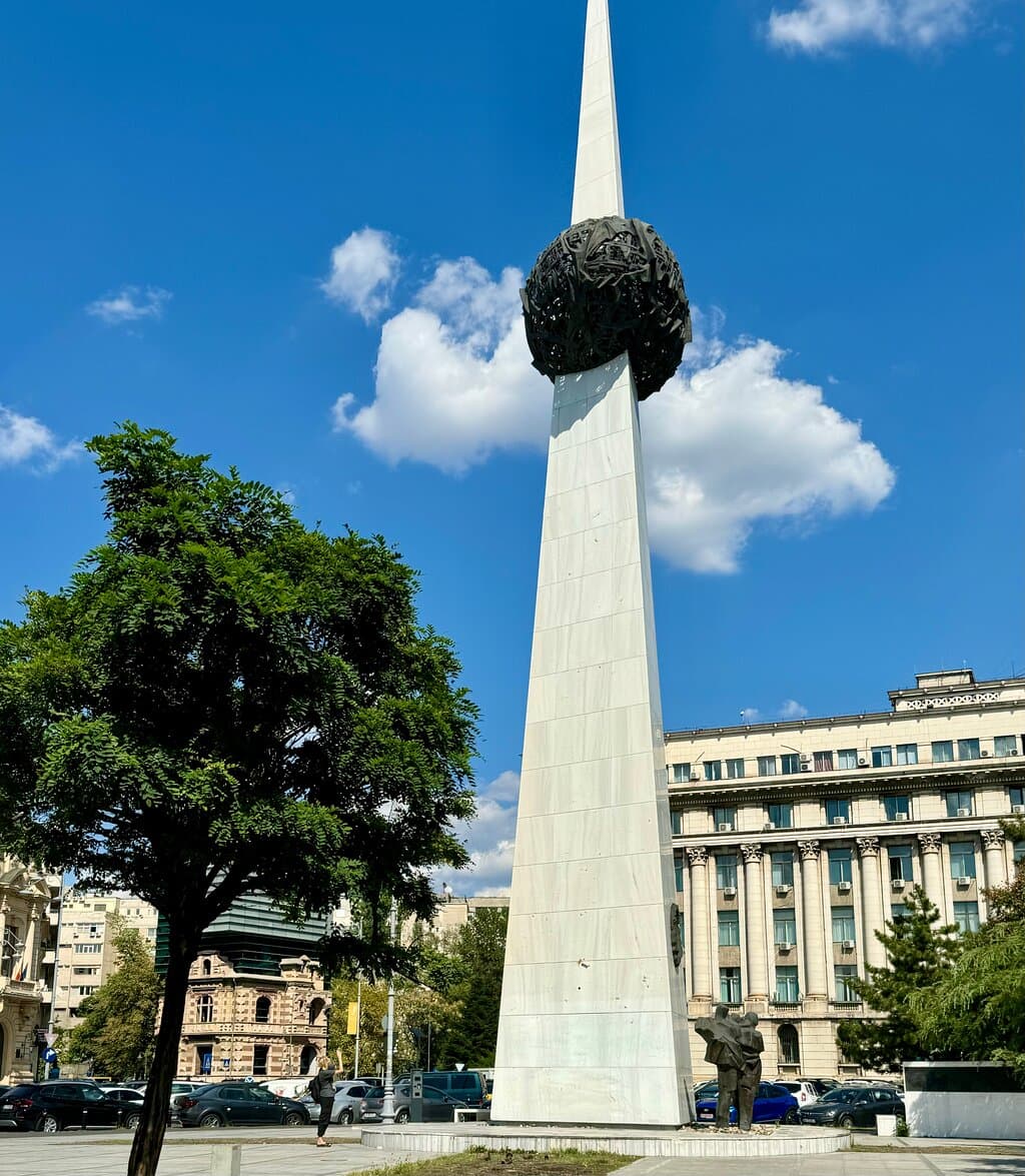 Memorial of Rebirth, commemorating Romania's 1989 defeat of Communism.