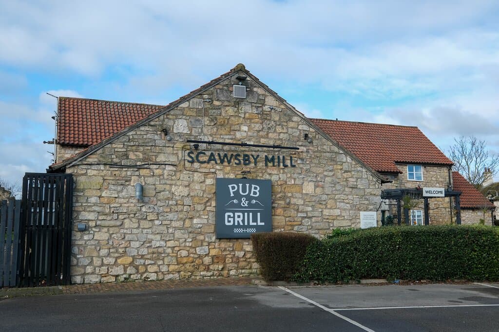 Outside front of pub