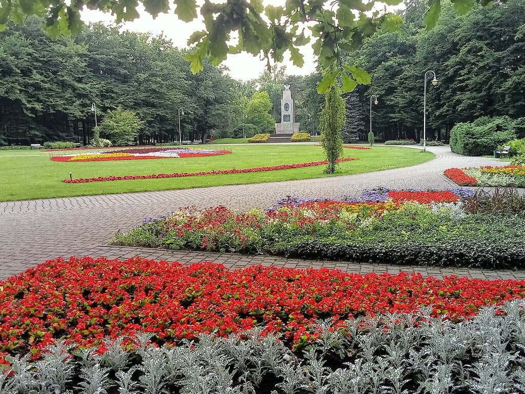 Kosciuszko Park. Katowice, Poland. June 2024.