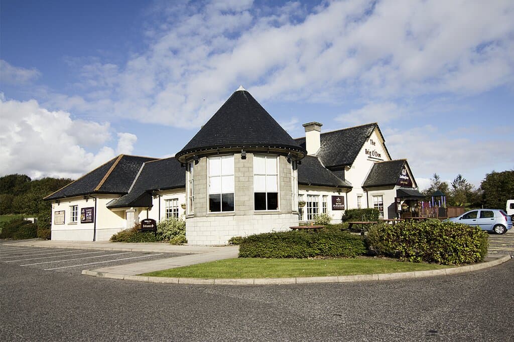 Outside front of pub