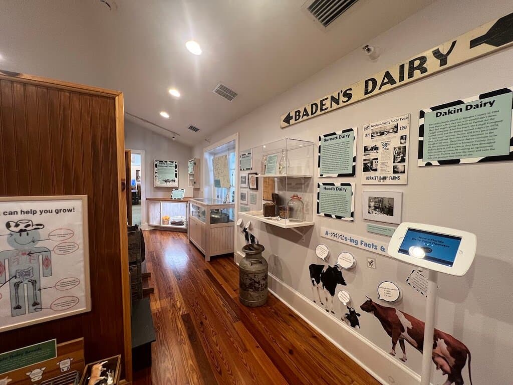 Dairy Days of Manatee County exhibit at the Manatee County Agricultural Museum. 