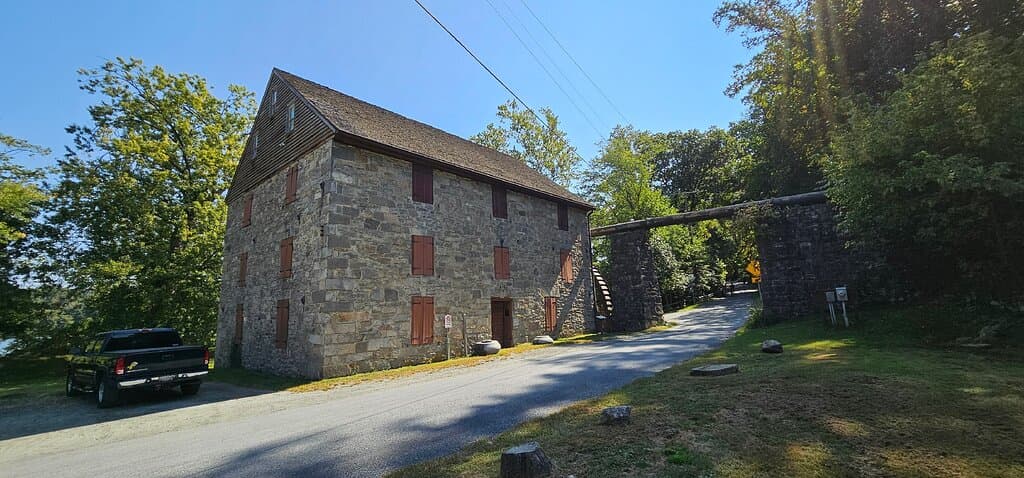 The Mill attracts many visitors to Rock Run Historic Area