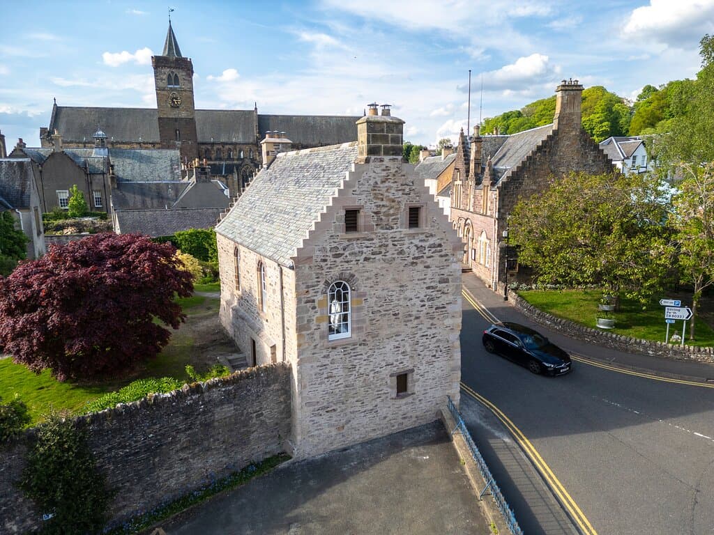 Dunblane's historic Leighton Library is just a few steps from the beautiful medieval Dunblane Cathedral, Dunblane Museum, and Sir Andy Murray's Olympic Gold Postbox