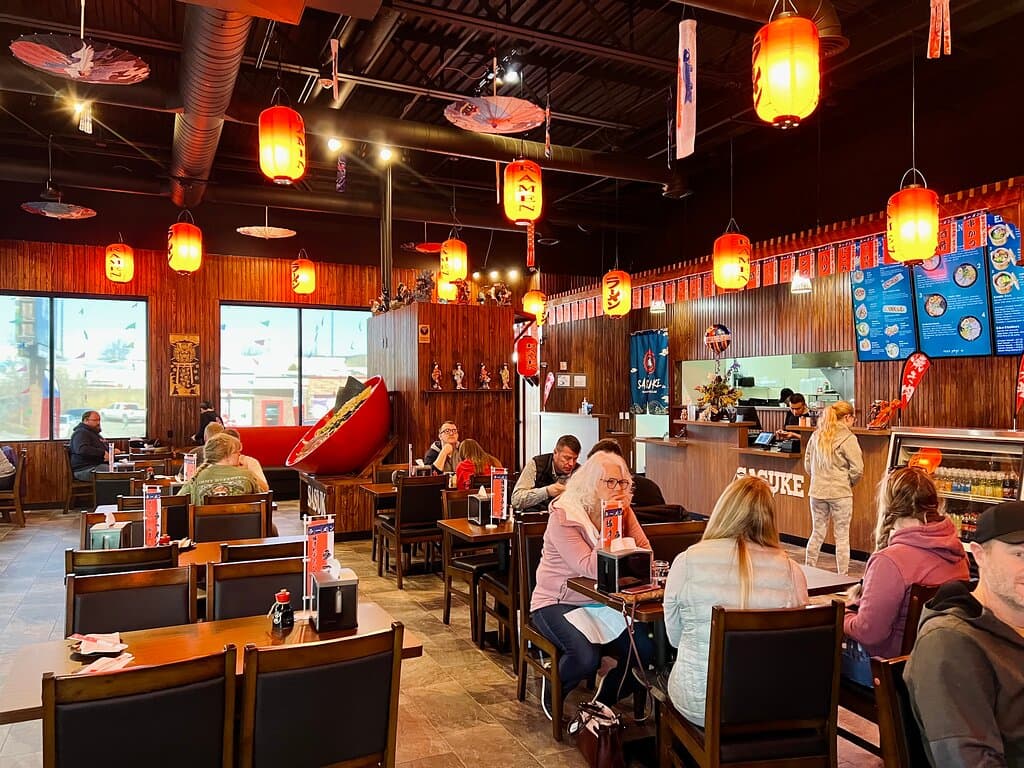Sasuke Ramen House Interior Rapid City