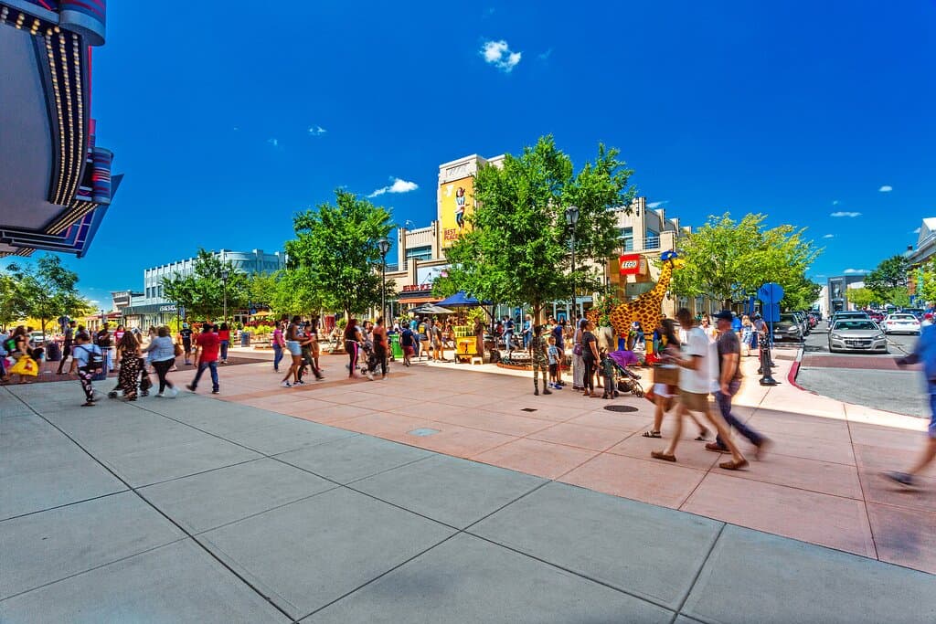 Open-air hopping at Easton.
