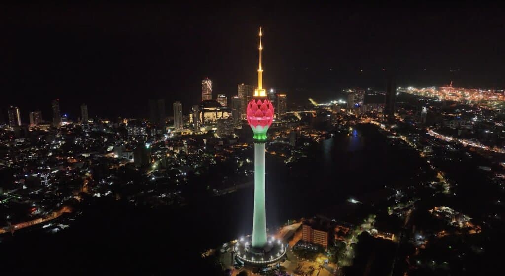 The Colombo Lotus Tower, South Asia’s tallest self-supported structure and Sri Lanka’s tallest skyscraper, stands at a height of 356 meters (1,168 feet). Established in 2012, the tower was opened to the public on September 15, 2022. It aims to be the epicenter of education, entertainment, and technology, providing excitement for both local and international visitors.