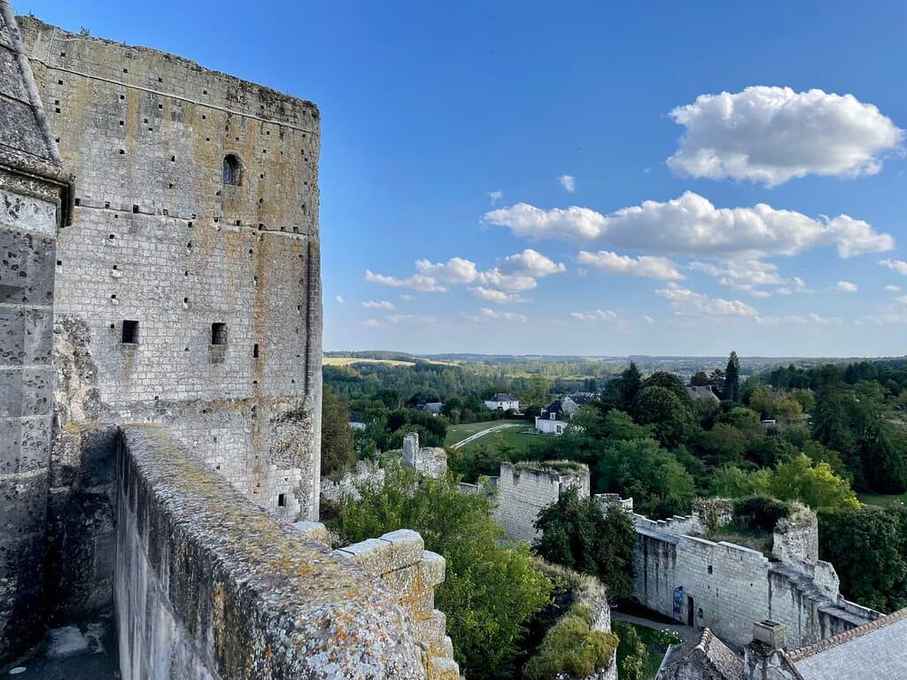 The Royal City of Loches is a medieval citadel, sitting on top of a high, rocky outcrop. It is well-protected by a long stretch of 12th century ramparts, fortified walls, and towers, much of which is still intact. 
