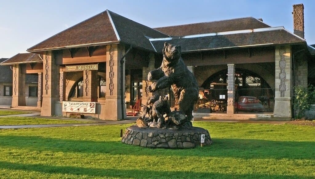 Exterior of the 1910 Union Pacific Train Depot that houses the museum.