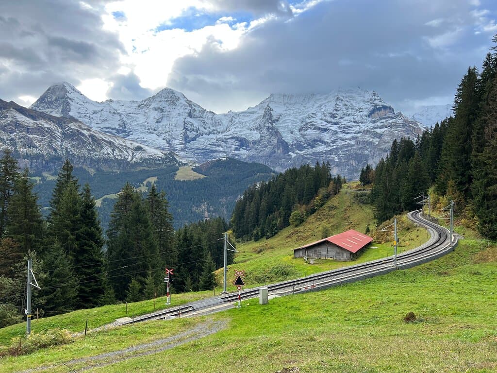 Grütschalp Trail Mürren Switzerland