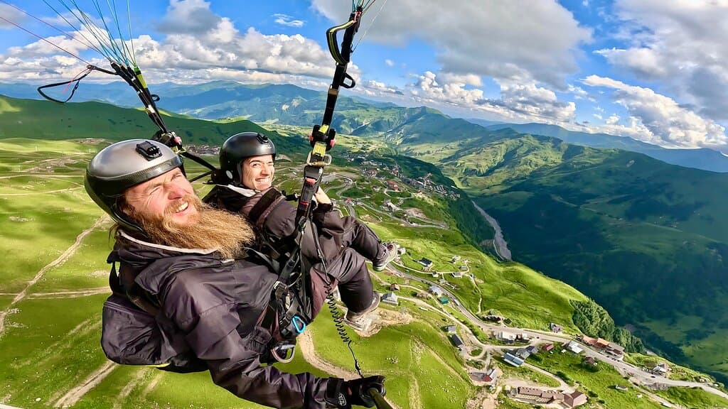 Discover the breathtaking beauty of Gudauri with SkyAtlantida! We specialize in unforgettable adventures, including paragliding, ATV tours, snowmobiling, and more. Our passionate team, led by experienced pilots Anatolii and Dmitry, is dedicated to providing you with safe and thrilling experiences.  For inquiries, feel free to visit us at Pilot Café-Bar: Address: New Gudauri, apart-hotel New Gudauri, block 1, apartments 114, Gudauri, Georgia Phone: +995 551 35 5000