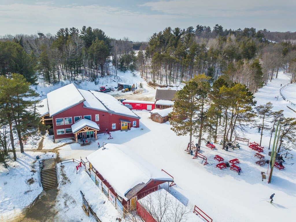 Grounds during the winter.