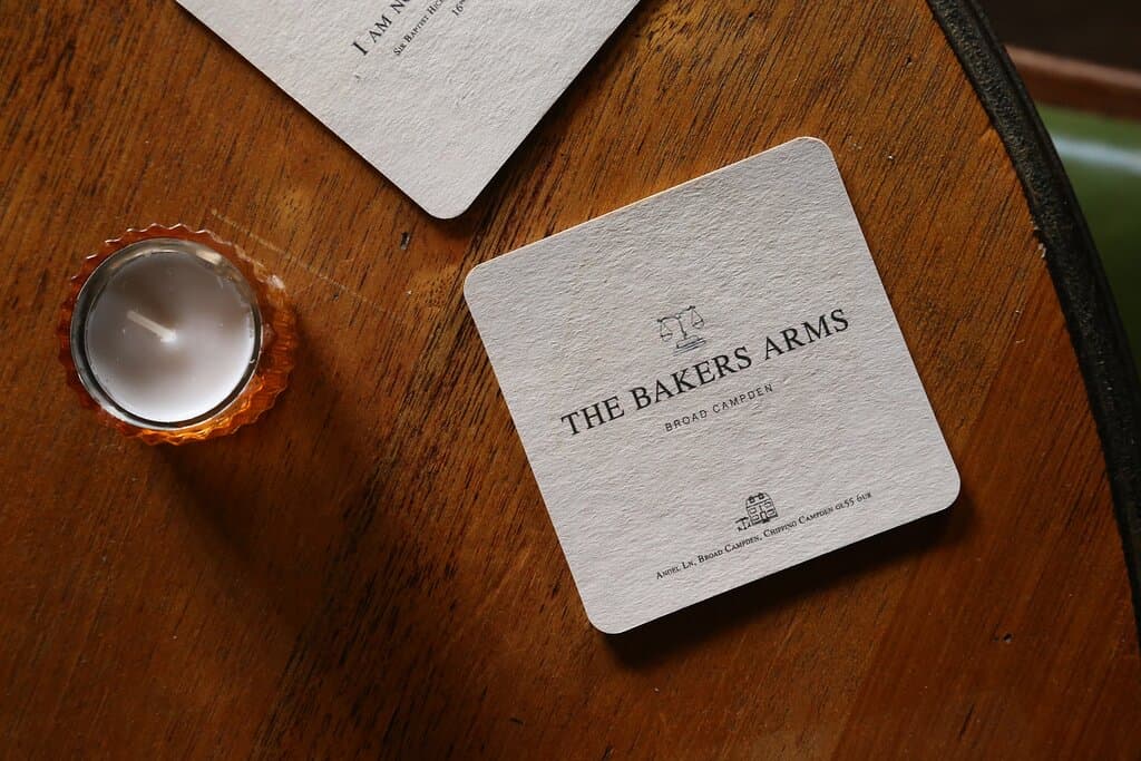 The Bakers Arms Broad Campden Beer Mats