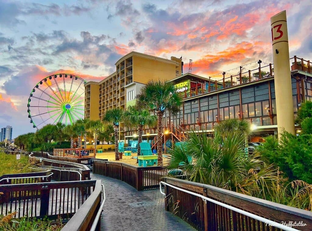 View of RipTydz from the Myrtle Beach Boardwalk.