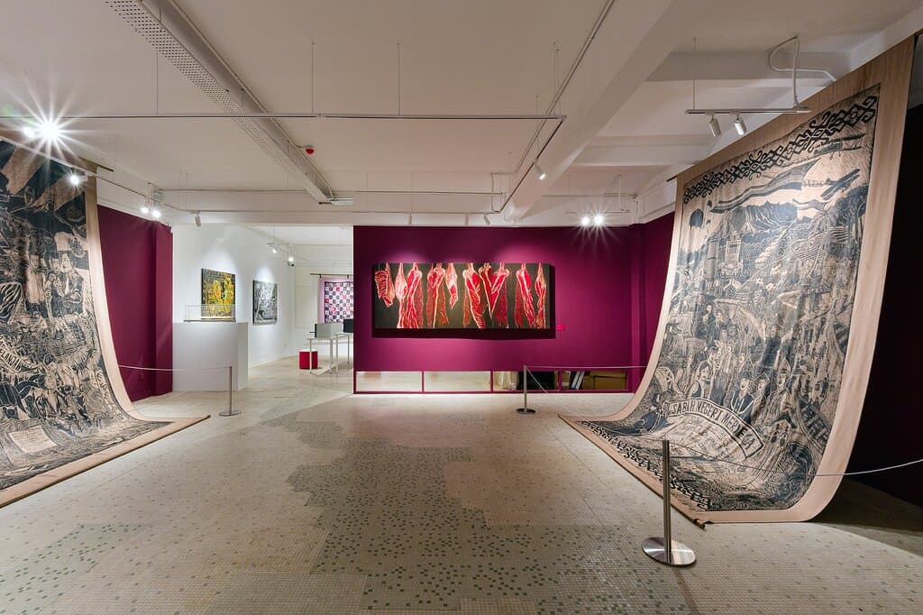 Here you will find stunning pieces by Pangrok Sulap, Justin Lim, and Gan Sze Hooi.