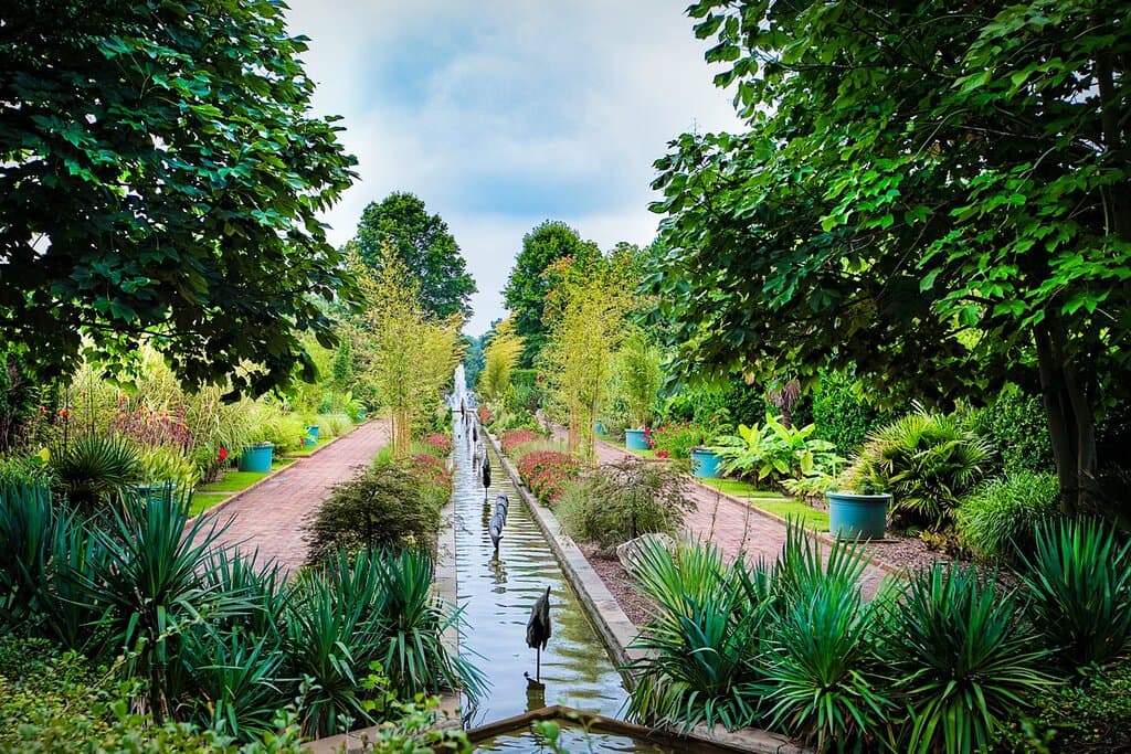 Canal Garden at Daniel Stowe Botanical Gardens 