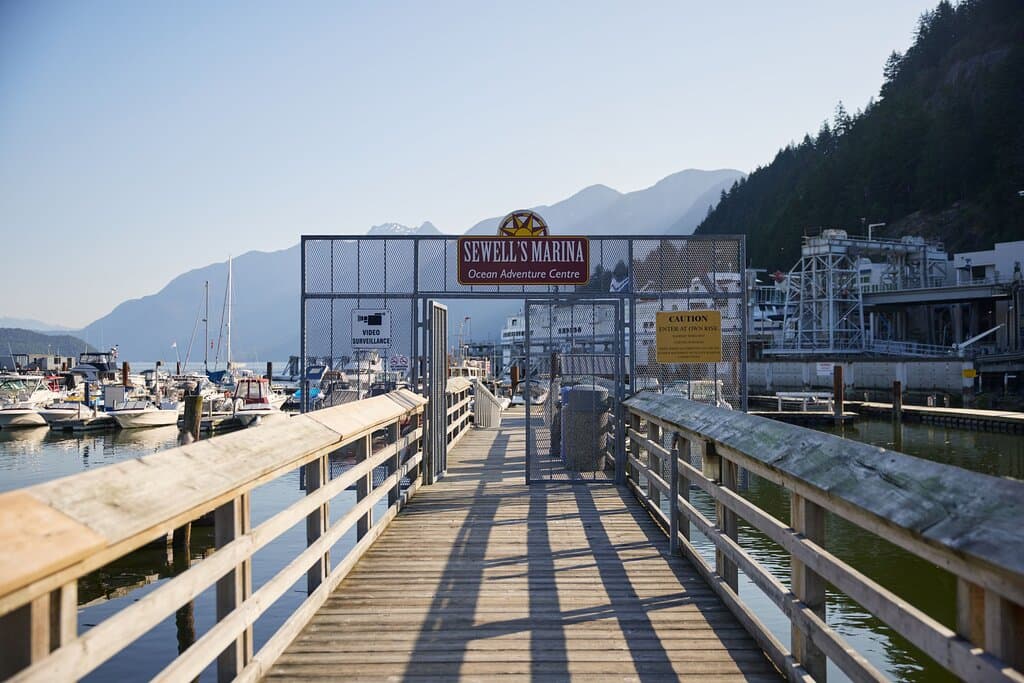 Entrance to Marina Moorage