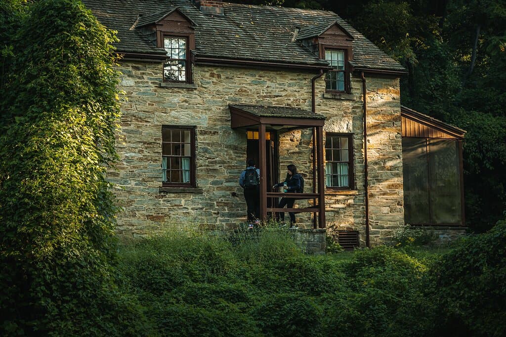 Lockhouse 10, a 200 year old building in the C&O Canal NHP, was rehabilitated in the early 2010's and is now available for overnight accommodation.